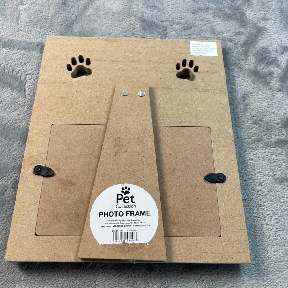 Pet Collection Gray Wood 4x6 Picture Frame A House Is Not A Home Paw Prints